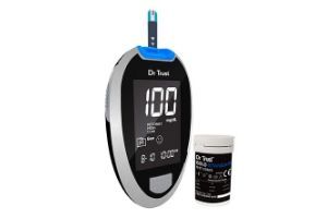 Dr Trust (USA) Fully Automatic Blood Sugar Testing Glucometer Machine with 60 Strips