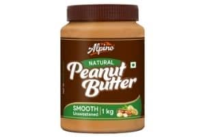 Alpino Natural Peanut Butter Smooth 1 KG