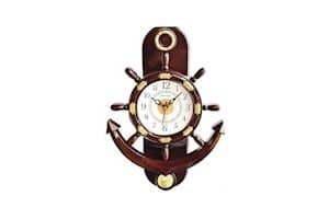 Click n Ship Plastic Pendulum Wall Clock