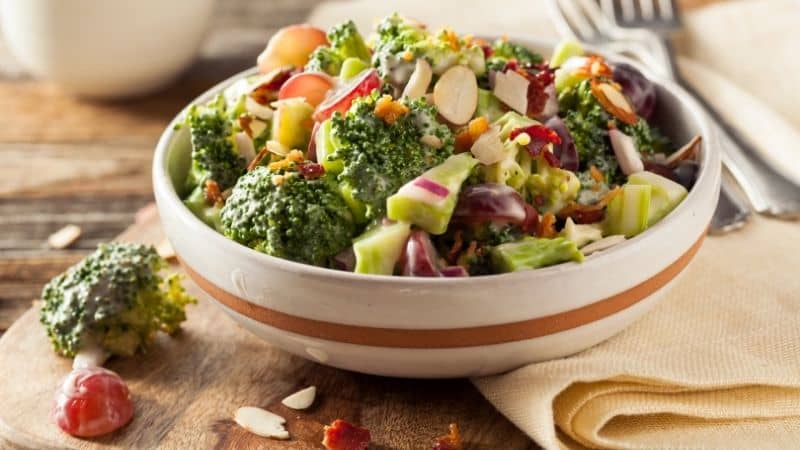 Almonds and Broccoli Salad – Yummy and Healthy