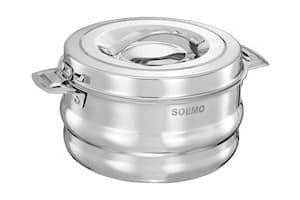 Amazon Brand - Solimo Stainless Steel Solid Casserole
