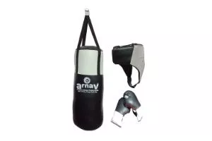 Arnav Boxing Punching Kit with Gloves and Safety Head