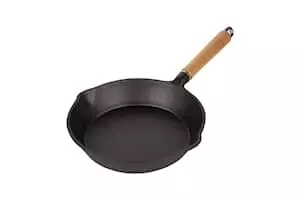 Healthy Choices Cast Iron Skillet Frying Pan, 9 inch, Black