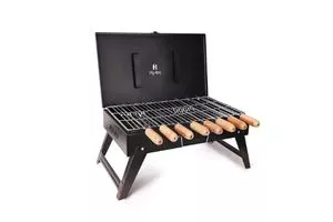 H Hy-Tech HWBB-04 Briefcase Barbeque Grill
