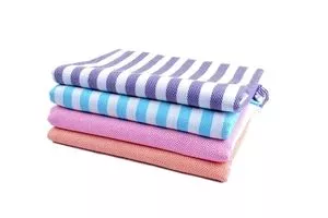 Sathiyas 4 Piece Bath Cotton Towel